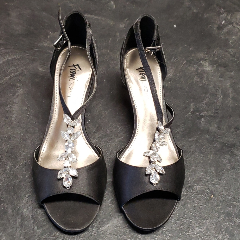 High heeled shoes.